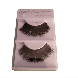 Human Hair Fake Eyelashes (NIB)